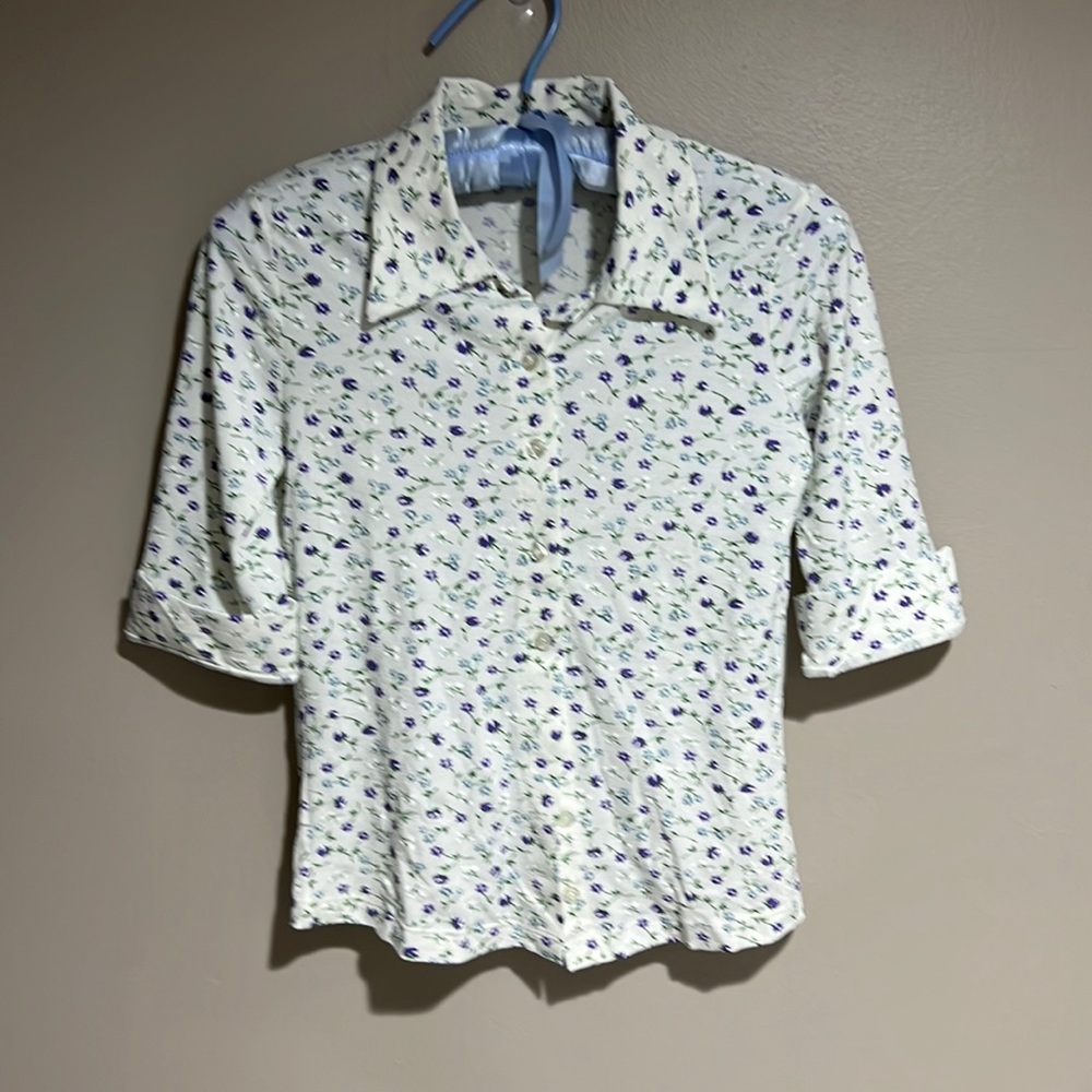 Floral Shirt Top